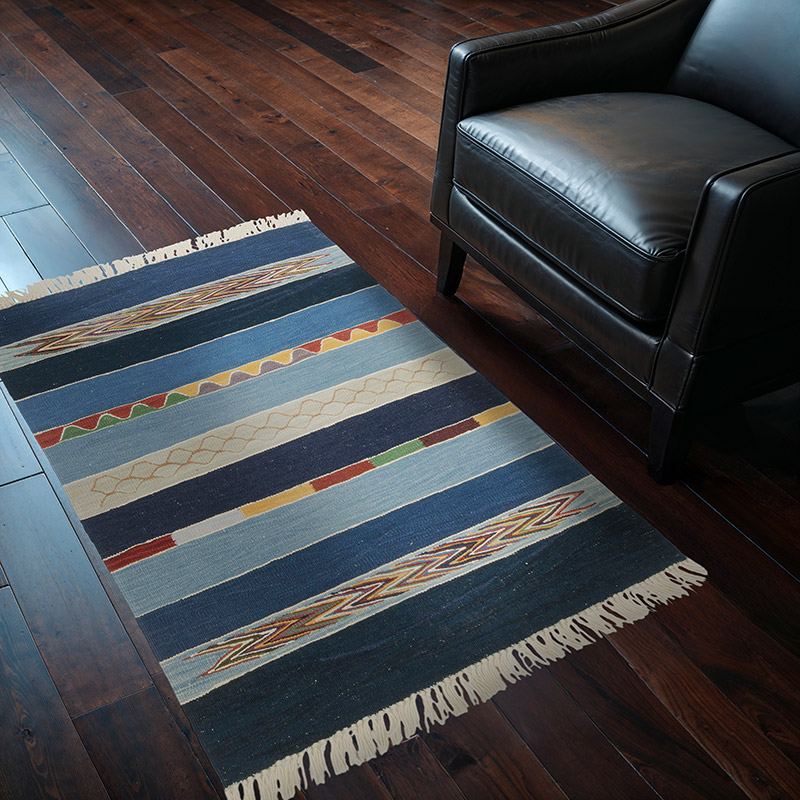 Yeni Kök Boya El Dokuma Kilim - 90 cm x 130 cm - K0084421