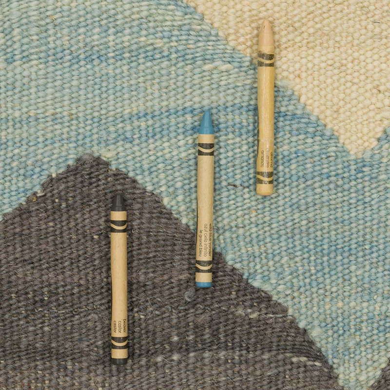 Nueva Alfombra Turca Kilim - 88 cm x 99 cm - K0084422