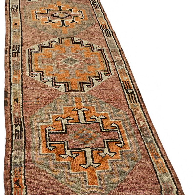 Vintage Tribal Runner Rug - 2' 11" x 12' 6" (35" x 150") - K0085039