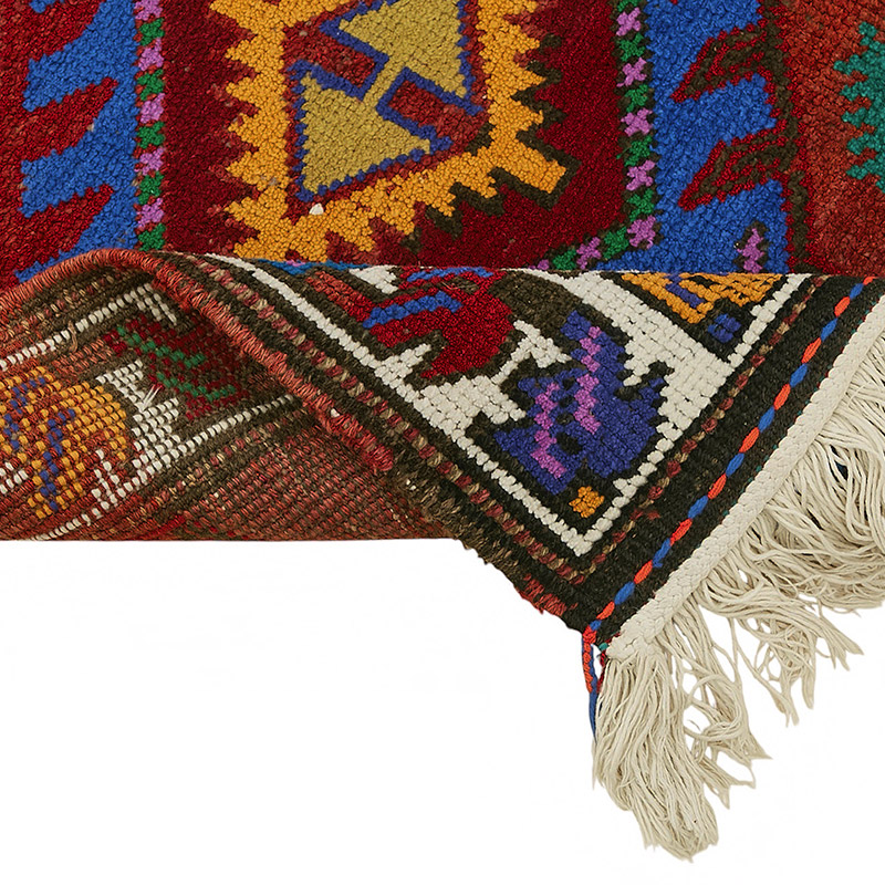 Vintage Tribal Runner Rug - 3' 1" x 11' 2" (37" x 134") - K0085041