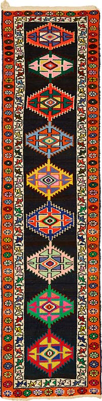 Alfombra Vintage de pasillo - 83 cm x 326 cm
