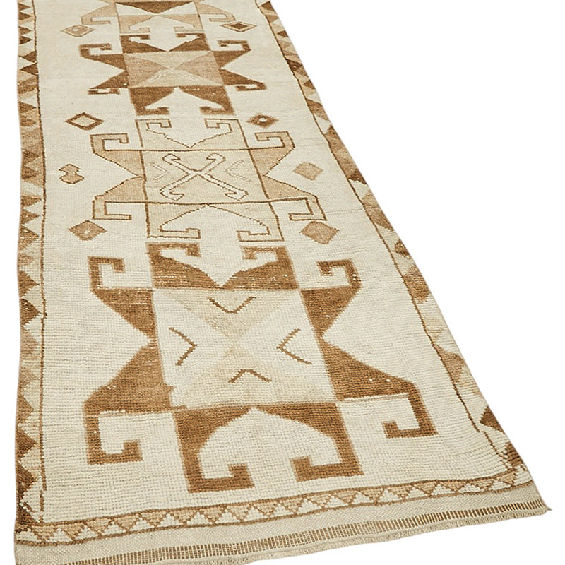 Alfombra Vintage de pasillo - 105 cm x 315 cm - K0085048