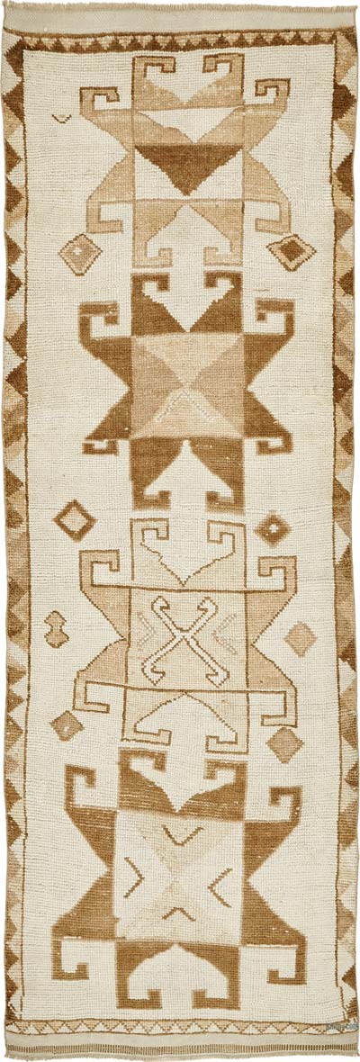 Vintage Tribal Runner Rug - 3' 5" x 10' 4" (41" x 124")