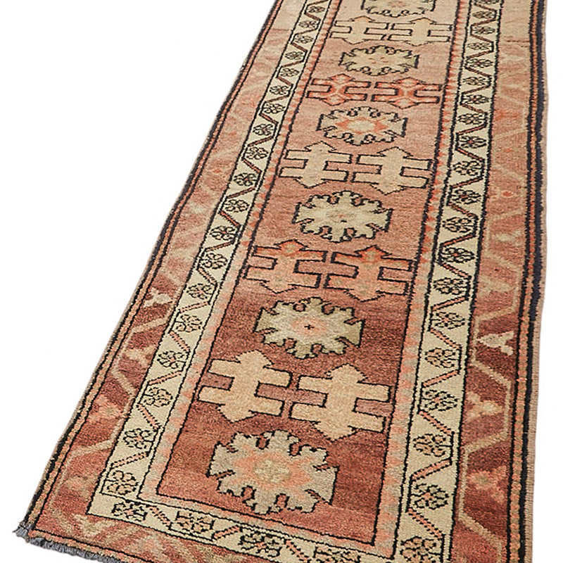 Vintage Tribal Runner Rug - 2' 11" x 13' 1" (35" x 157") - K0085050