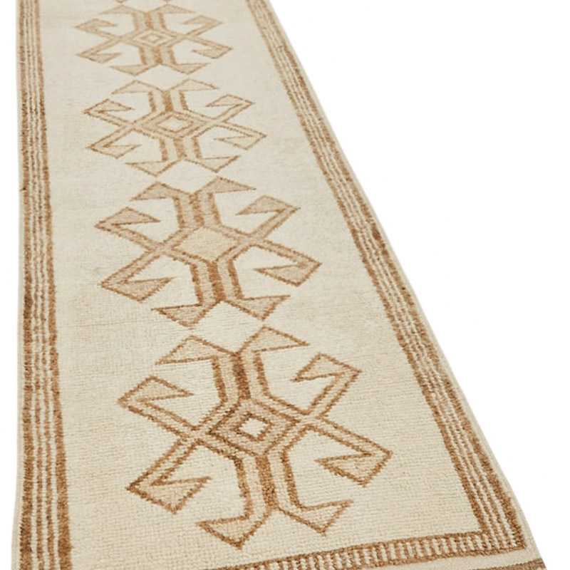 Alfombra Vintage de pasillo - 87 cm x 348 cm - K0085051