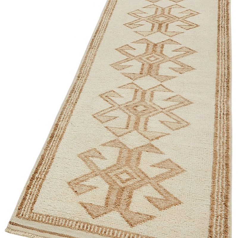 Alfombra Vintage de pasillo - 87 cm x 348 cm - K0085051