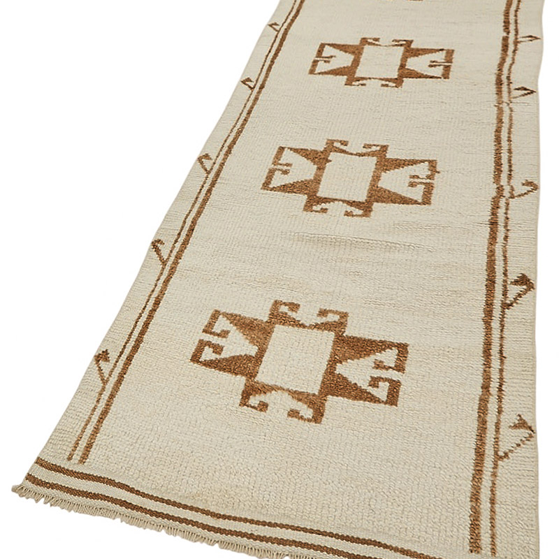 Vintage Tribal Runner Rug - 2' 11" x 11' 6" (35" x 138") - K0085054