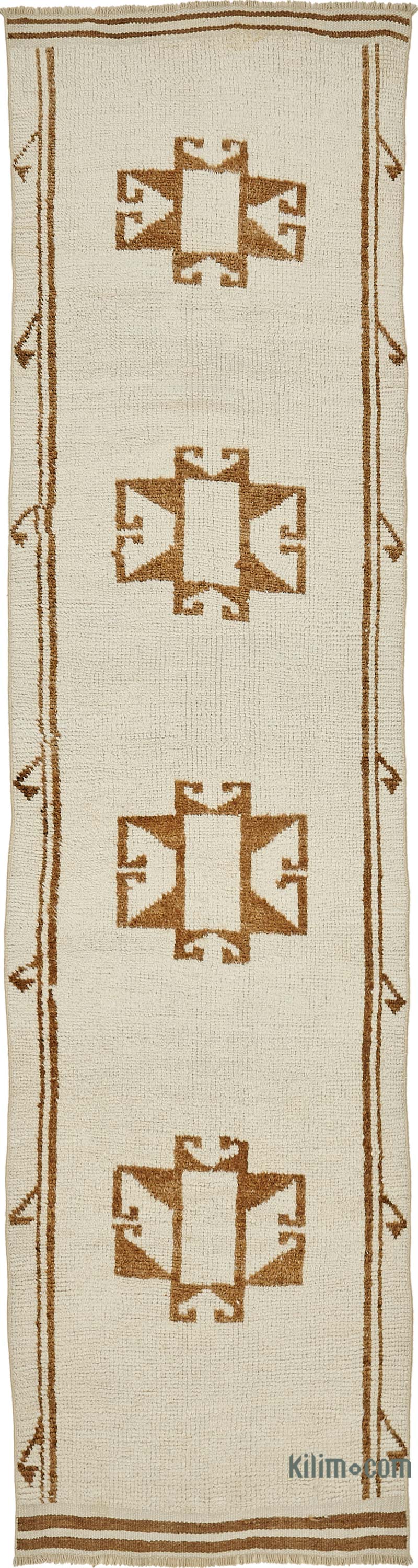 Vintage Tribal Runner Rug - 2' 11" x 11' 6" (35" x 138") - K0085054