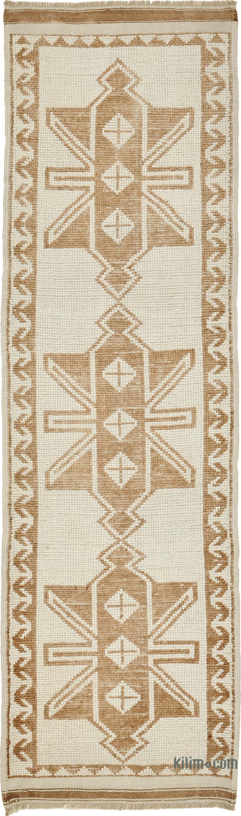 Vintage Tribal Runner Rug - 3' 2" x 11' 2" (38" x 134") - K0085055