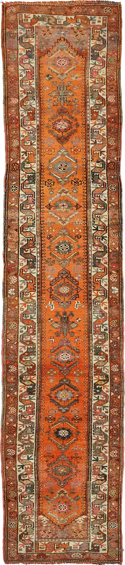 Vintage Anadolu Yolluk - 85 cm x 405 cm