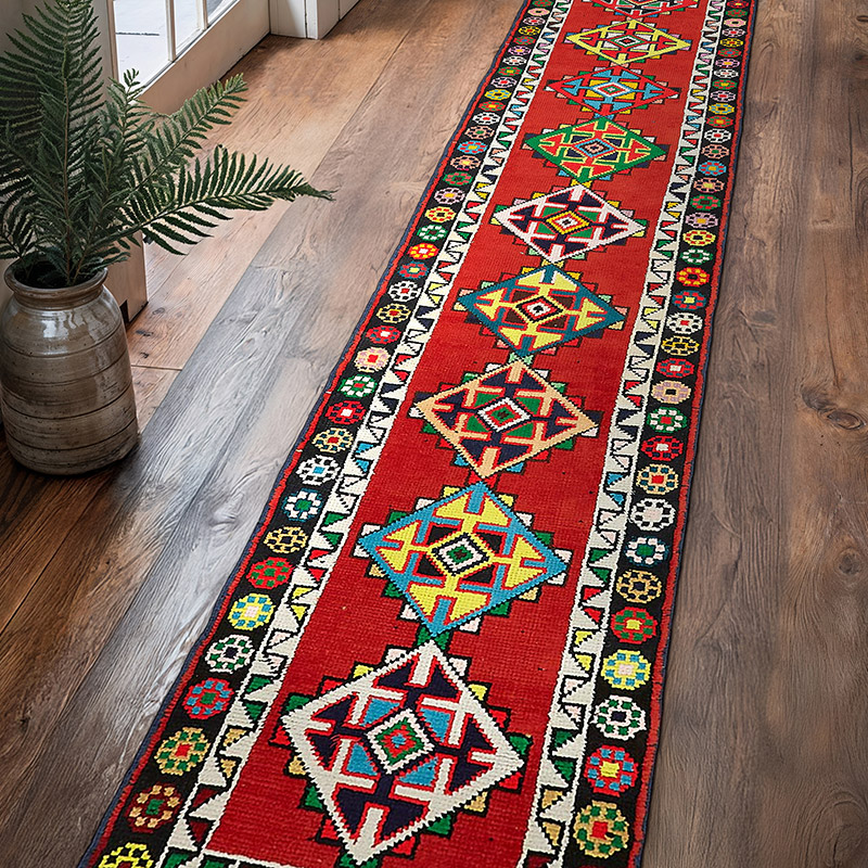 Vintage Anadolu Yolluk - 80 cm x 385 cm - K0085057