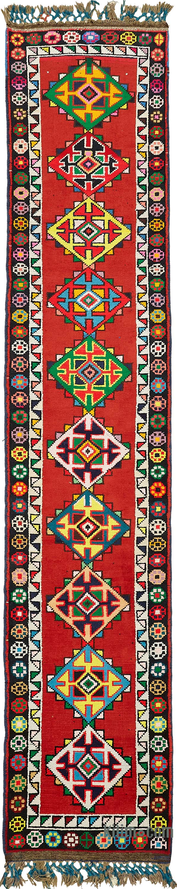 Alfombra Vintage de pasillo - 80 cm x 385 cm - K0085057