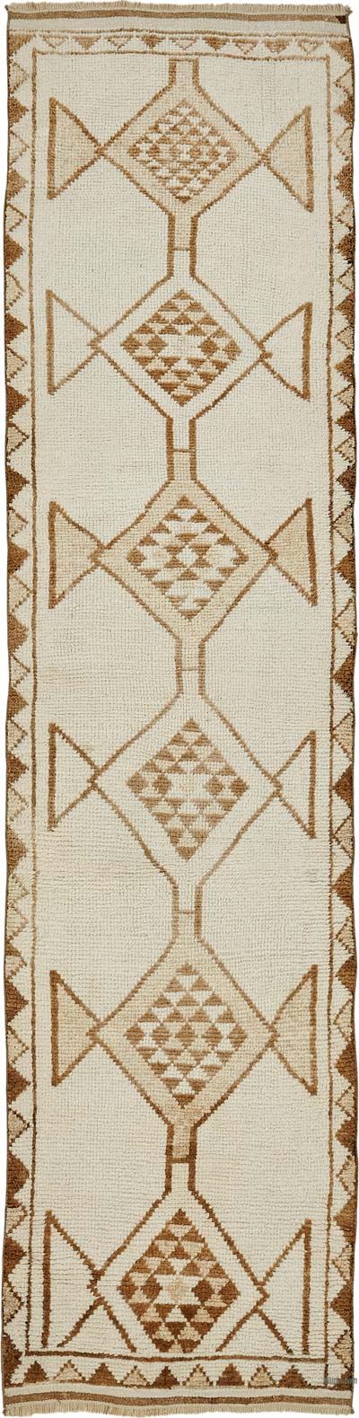 Vintage Tribal Runner Rug - 2' 11" x 11' 9" (35" x 141")