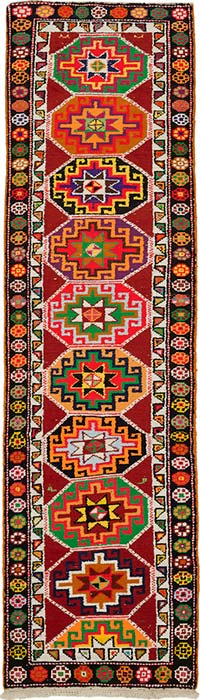 Vintage Anadolu Yolluk - 84 cm x 298 cm