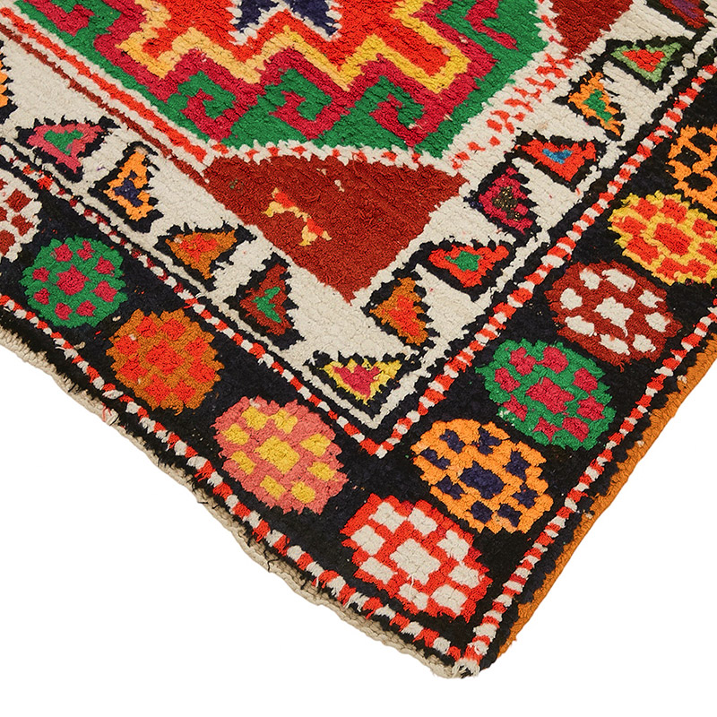 Vintage Tribal Runner Rug - 2' 9" x 9' 9" (33" x 117") - K0085059