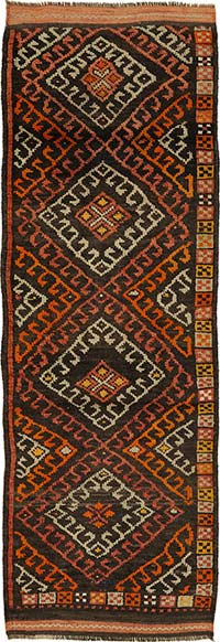 Vintage Anadolu Yolluk - 95 cm x 384 cm