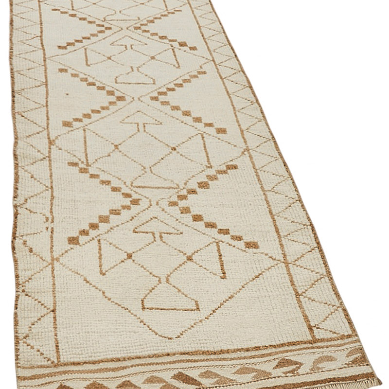 Vintage Tribal Runner Rug - 3' 2" x 11'  (38" x 132") - K0085062