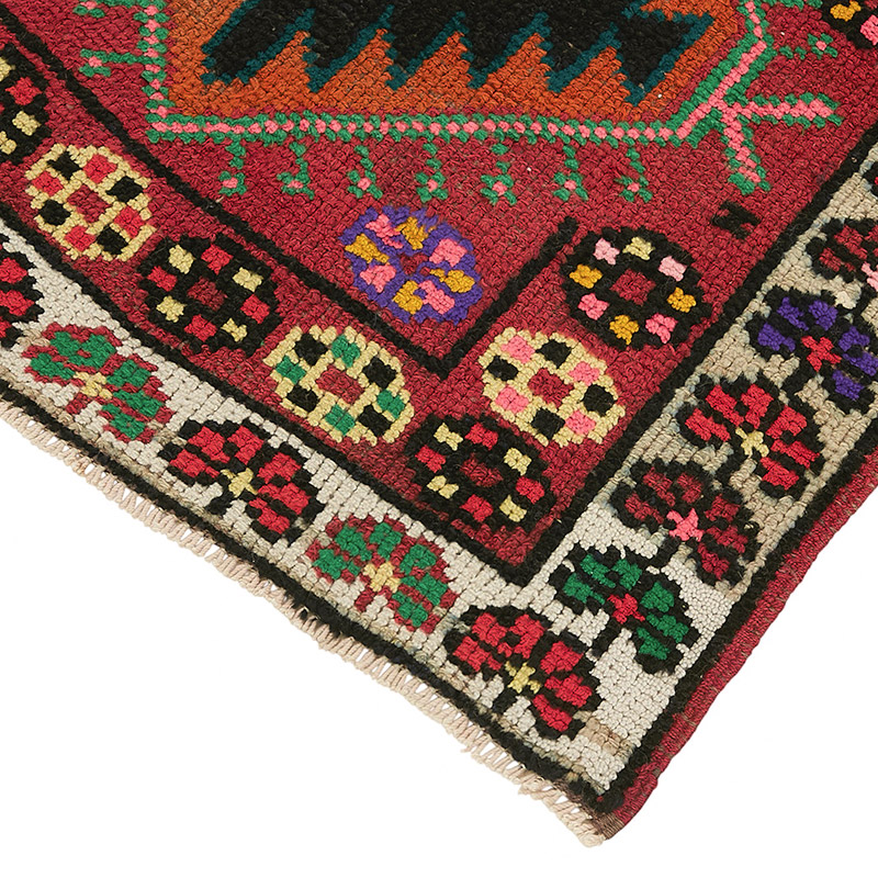 Alfombra Vintage de pasillo - 84 cm x 336 cm - K0085063