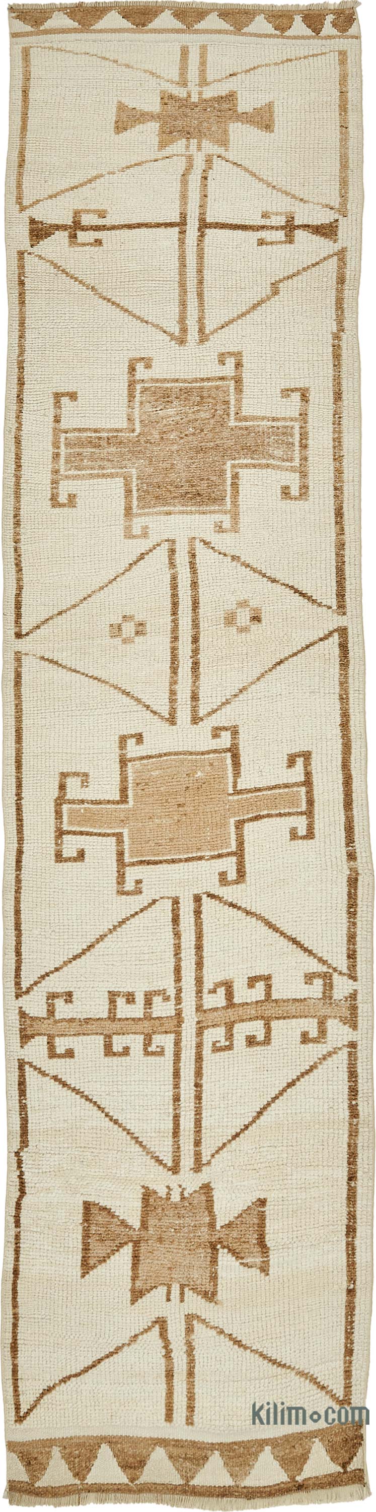 Vintage Tribal Runner Rug - 2' 10" x 12' 11" (34" x 155") - K0085065