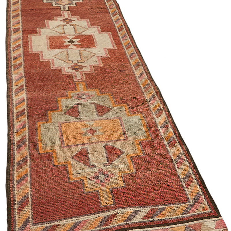 Vintage Anadolu Yolluk - 90 cm x 365 cm - K0085066