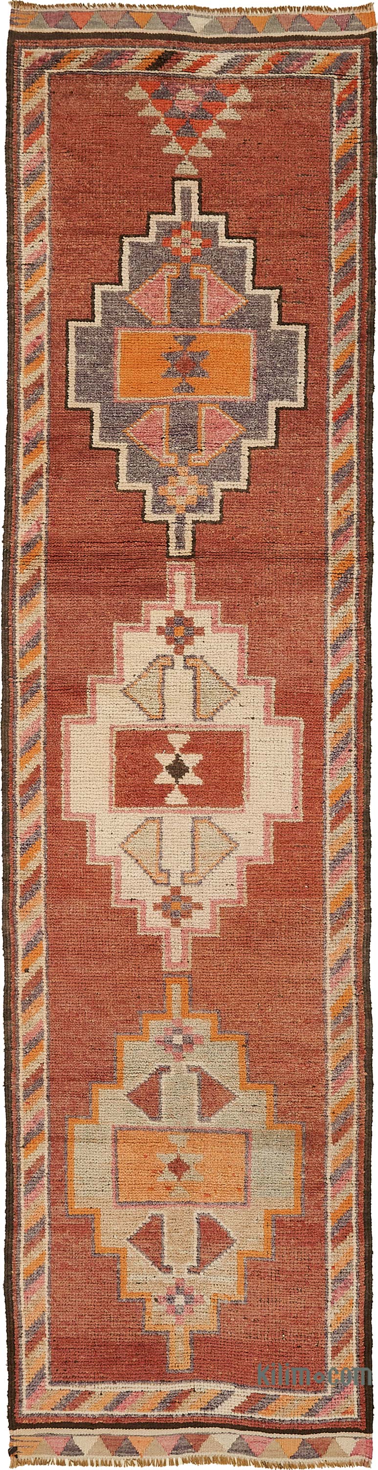 Vintage Anadolu Yolluk - 90 cm x 365 cm - K0085066