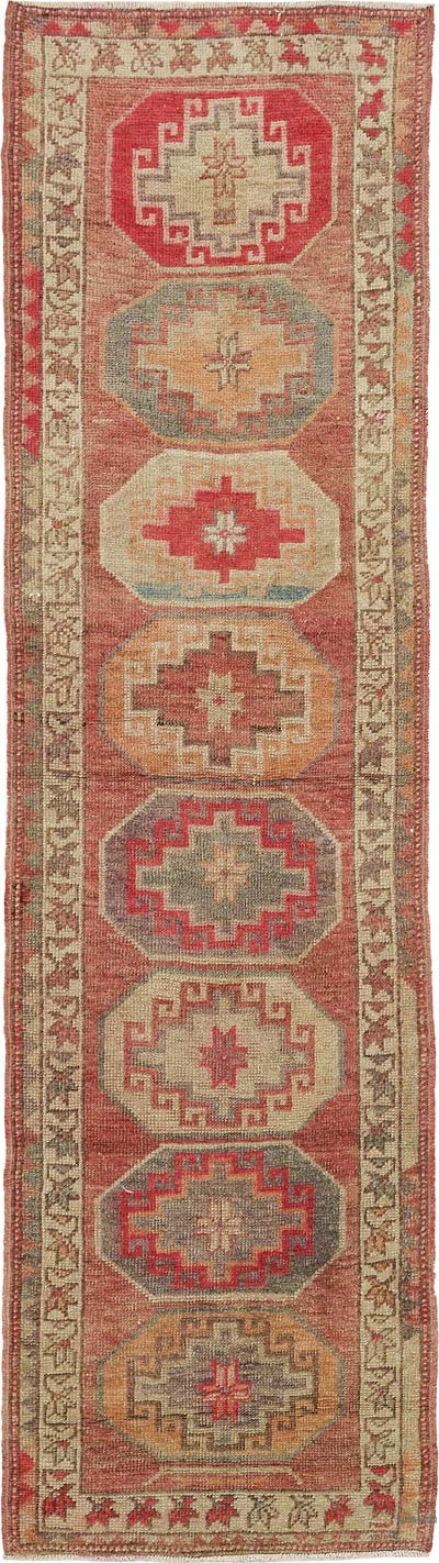 Alfombra Vintage de pasillo - 94 cm x 340 cm