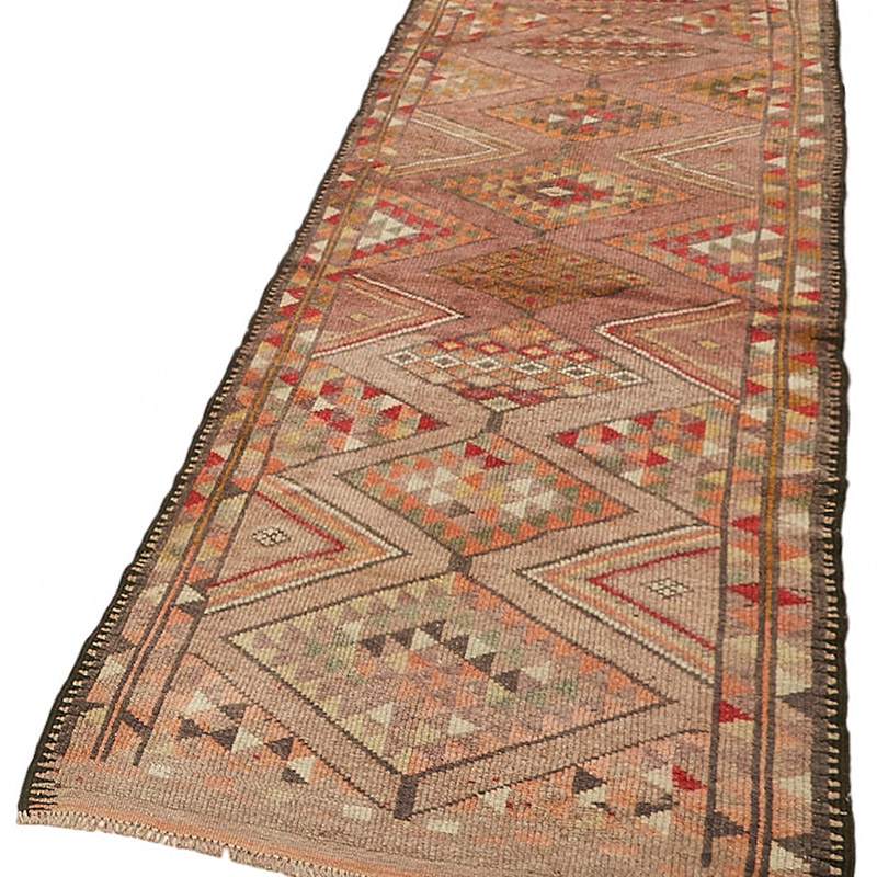 Alfombra Vintage de pasillo - 92 cm x 375 cm - K0085070