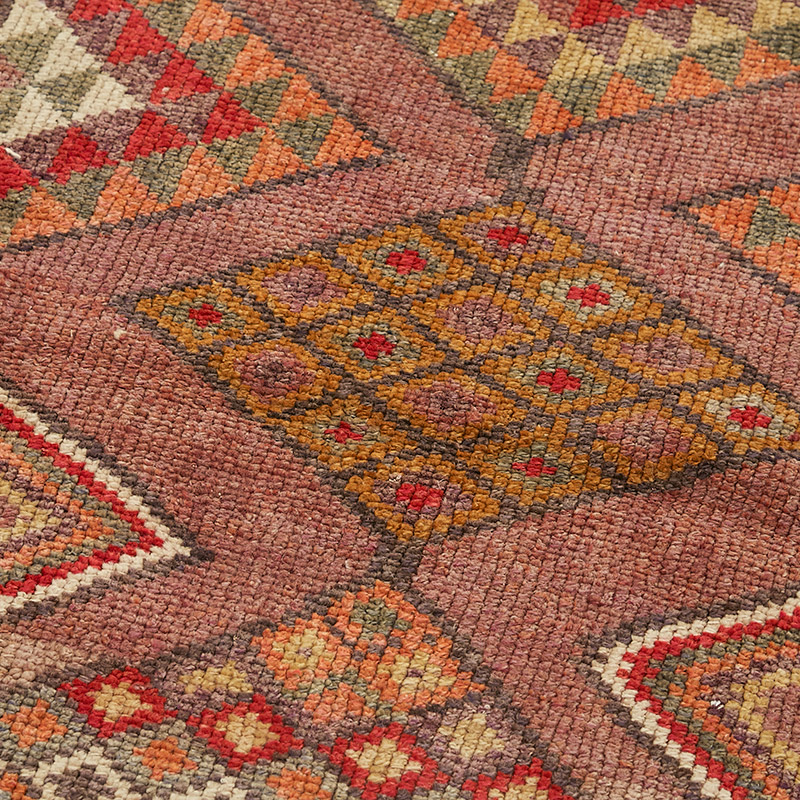 Alfombra Vintage de pasillo - 92 cm x 375 cm - K0085070