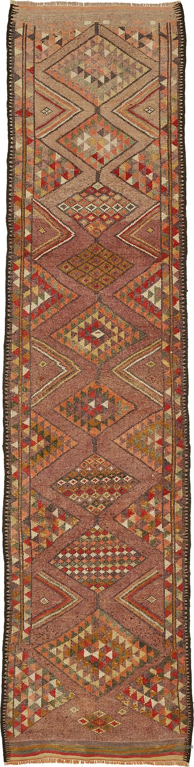 Alfombra Vintage de pasillo - 92 cm x 375 cm