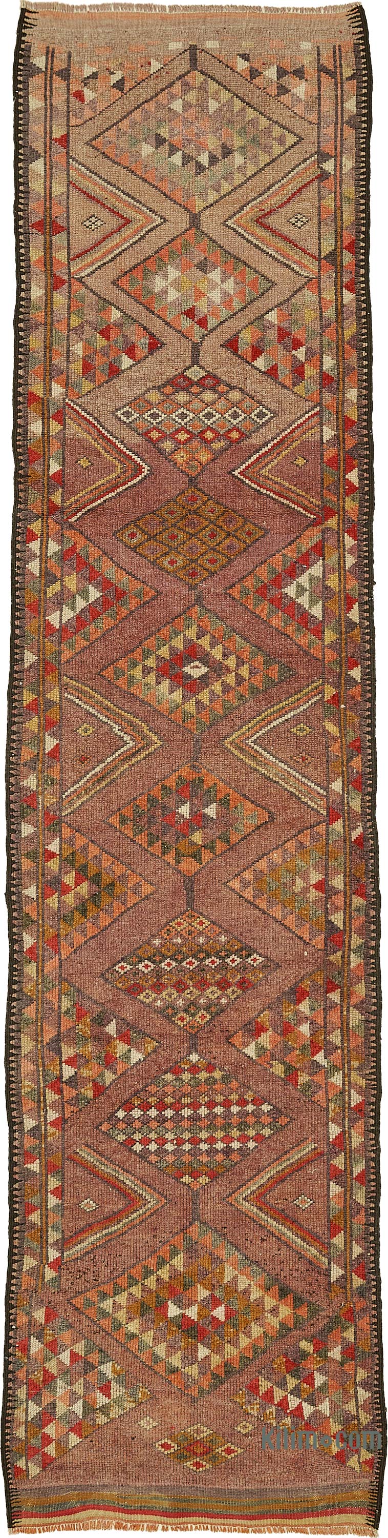 Alfombra Vintage de pasillo - 92 cm x 375 cm - K0085070