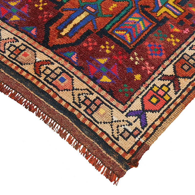 Alfombra Vintage de pasillo - 87 cm x 333 cm - K0085073