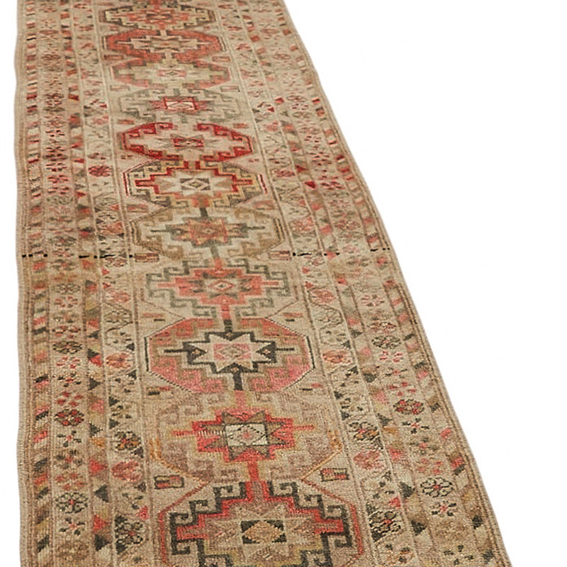 Vintage Tribal Runner Rug - 2' 8" x 13' 4" (32" x 160") - K0085076