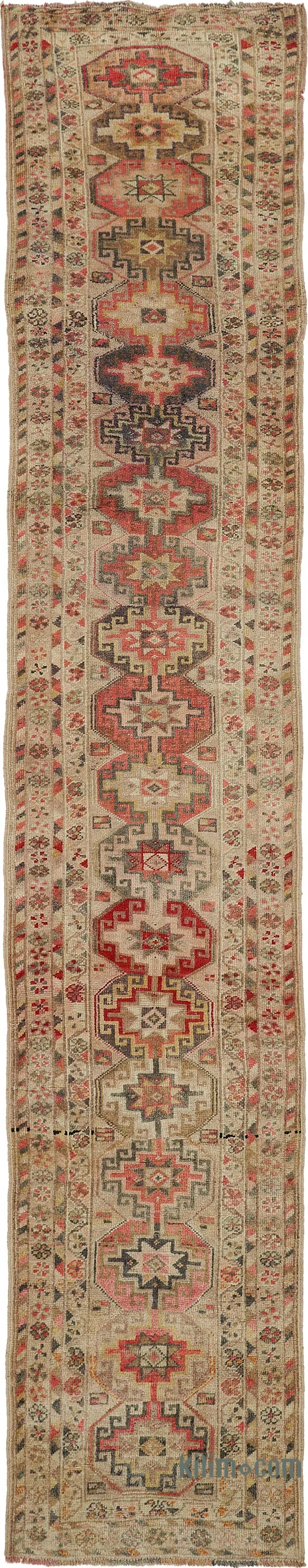 Vintage Tribal Runner Rug - 2' 8" x 13' 4" (32" x 160") - K0085076