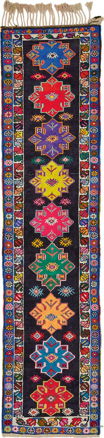 Vintage Anadolu Yolluk - 87 cm x 364 cm