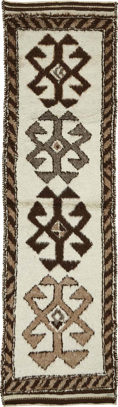 Alfombra Vintage de pasillo - 92 cm x 318 cm