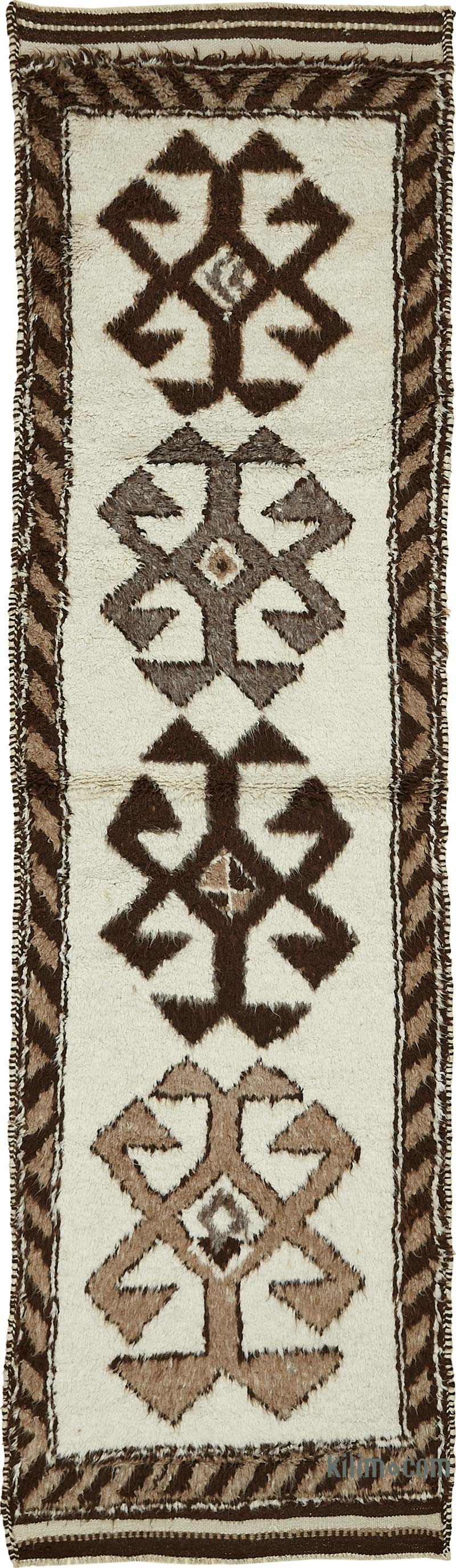 Vintage Tribal Runner Rug - 3'  x 10' 5" (36" x 125") - K0085078