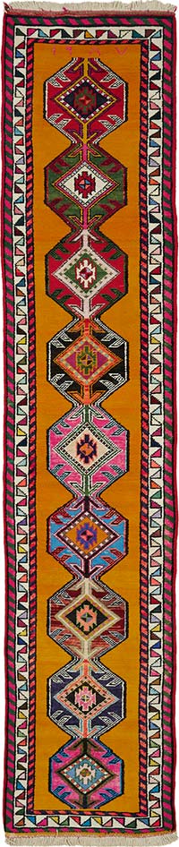 Alfombra Vintage de pasillo - 82 cm x 403 cm