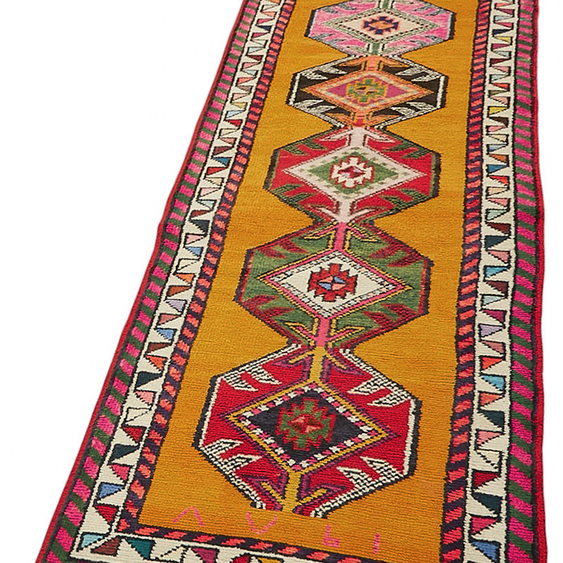 Vintage Anadolu Yolluk - 82 cm x 403 cm - K0085079