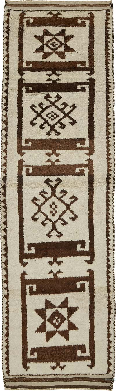 Alfombra Vintage de pasillo - 110 cm x 383 cm