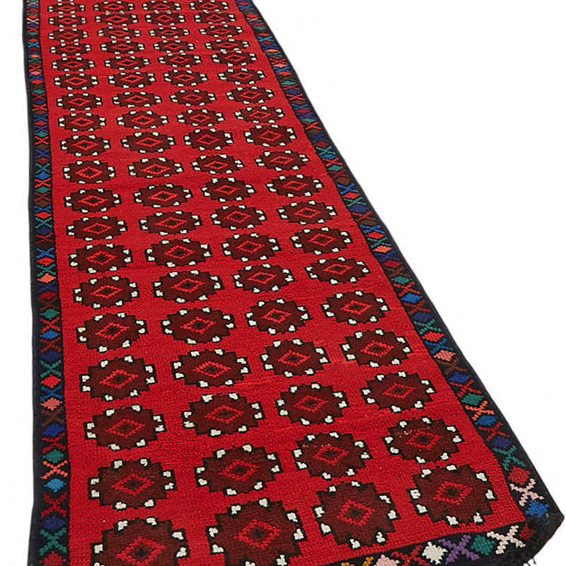 Vintage Tribal Runner Rug - 3' 1" x 14' 8" (37" x 176") - K0085084