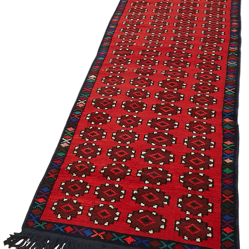 Vintage Tribal Runner Rug - 3' 1" x 14' 8" (37" x 176") - K0085084