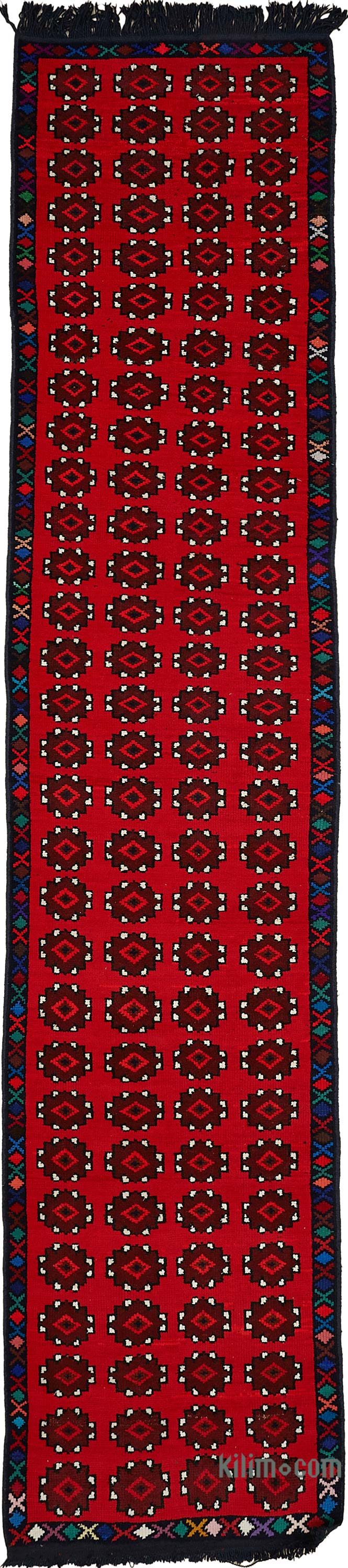 Vintage Tribal Runner Rug - 3' 1" x 14' 8" (37" x 176") - K0085084