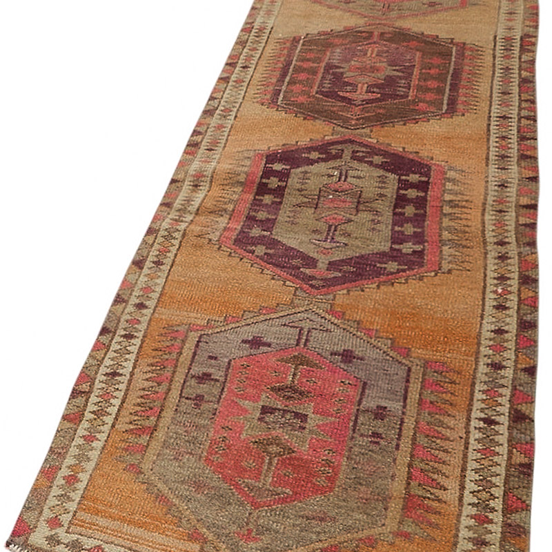 Alfombra Vintage de pasillo - 83 cm x 378 cm - K0085085