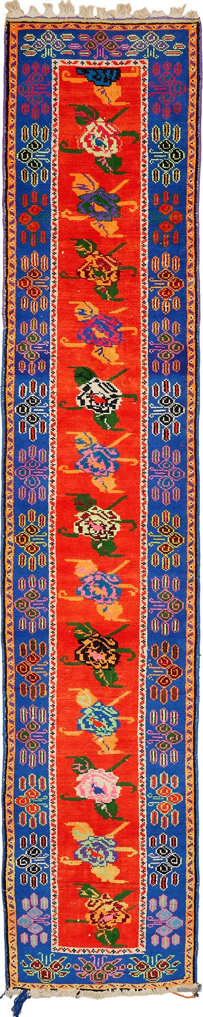 Vintage Anadolu Yolluk - 83 cm x 420 cm