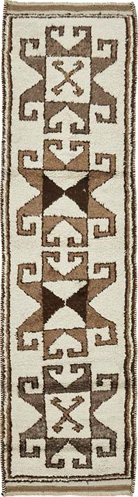 Vintage Tribal Runner Rug - 3'  x 11' 3" (36" x 135")
