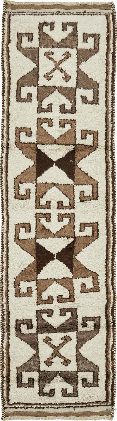 Vintage Tribal Runner Rug - 3'  x 11' 3" (36" x 135")