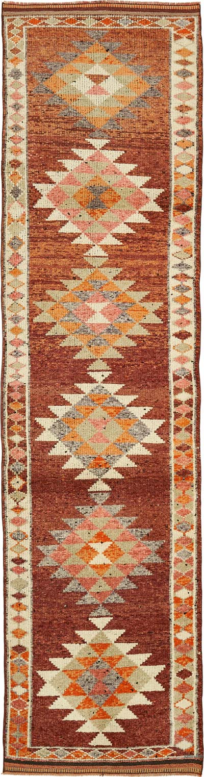 Vintage Anadolu Yolluk - 90 cm x 376 cm