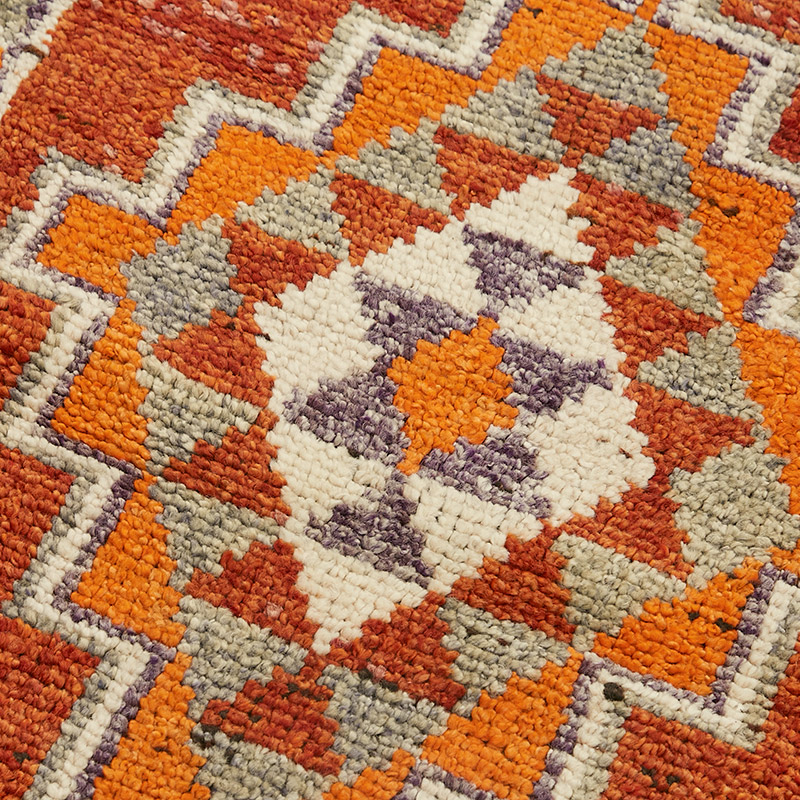 Vintage Tribal Runner Rug - 2' 9" x 12'  (33" x 144") - K0085097
