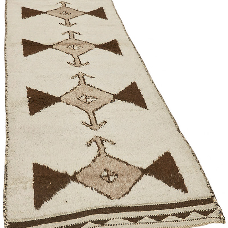 Vintage Tribal Runner Rug - 3' 3" x 11' 4" (39" x 136") - K0085098