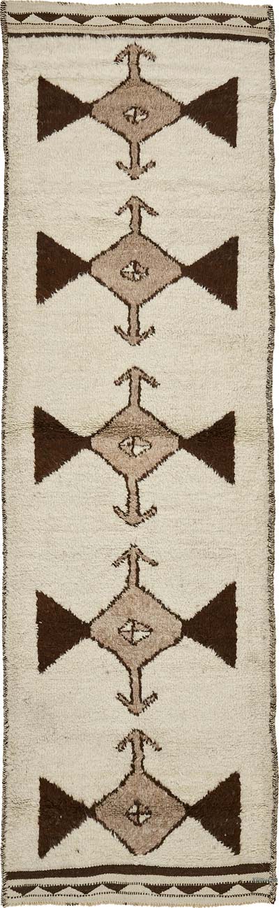Alfombra Vintage de pasillo - 100 cm x 346 cm